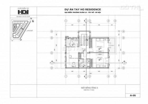 Bán gấp BT 68A Võ Chí Công, đối diện Starlake, DT 132m2, 3.5 tầng, MT 8,5m hướng ĐN, vào tên HĐ 13043393