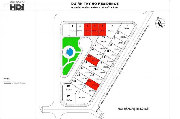 Bán biệt thự mặt đường Võ Chí Công, xây dựng 4 tầng + 1 hầm, DT: 132m2. Giá 19 tỷ 13043610