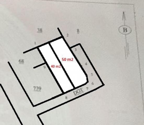 Bán rẻ 560 tr, 40m2 đất sổ đỏ, ô tô cửa, hướng ĐN tại xã Đồng Tháp, Đan Phượng, ven Hà Nội 13046027