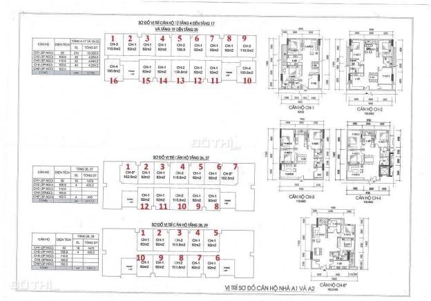 Chính chủ bán 2 CH IA20 Ciputra, 1208 - B: 92m2 & 1613 - A2: 108m2, giá 21tr/m2 13050786