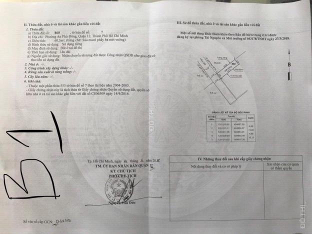 Bán đất tại đường An Phú Đông 27, đường ô tô, Phường An Phú Đông, Quận 12, TPHCM 13051259