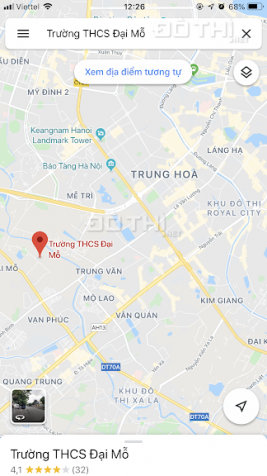 Bán 2 mảnh đất Ngọc Trục, Đại Mỗ 43m2 nở hậu ngõ rộng 1.8m gần trường C2 Đại Mỗ, gần đường ô tô 13051329