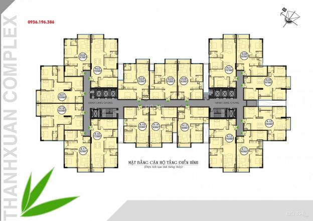 Bán căn hộ Thanh Xuân Complex (Hapulico) tòa 24T3, 2 phòng ngủ, BC Đông Bắc 13052964