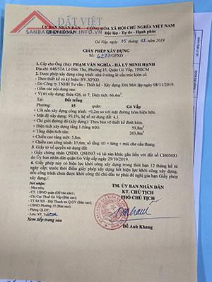 Chính chủ bán lô đất 2 mặt tiền Phường 15, quận Gò Vấp, TP. HCM 13053298