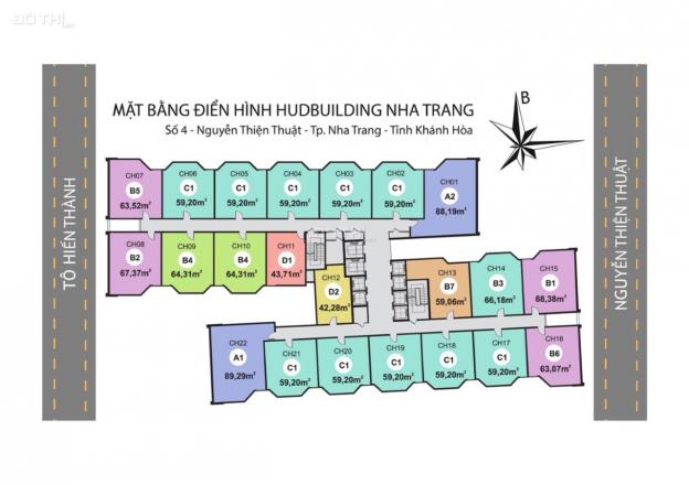 Bán căn 2 phòng ngủ Hud Building Nha Trang, giá rẻ 13056041