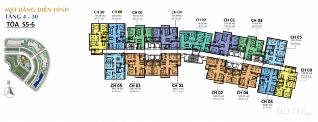 Căn góc 3PN Sunshine City Ciputra, 4.3 tỷ/116.7m2 nhận nhà ngay, full NT dát vàng, HTLS 0% 30th 13060934