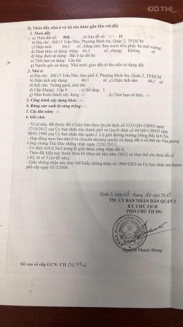 Bán nhà cư xá Điện Lực, đường Trần Não, gần cầu Sài Gòn (64,3m2), 7,4 tỷ 13065027