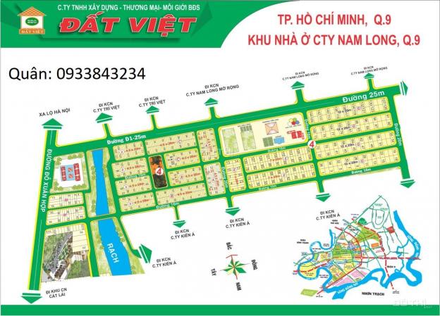 Chuyên đất nền dự án Nam Long, P PHước Long B, Q9 LH 0933843234 13067835