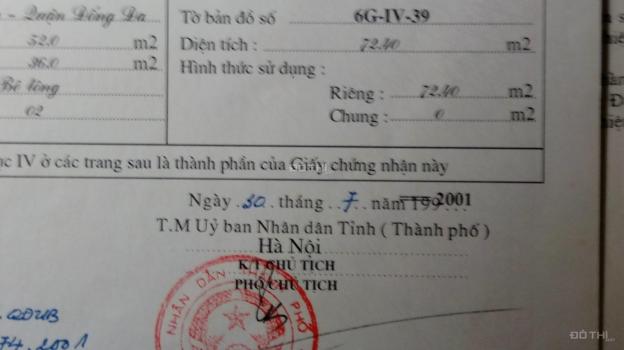 Bán nhà đất ngõ 72 Tôn Thất Tùng - Hà Nội (9,1 tỷ) 13068140