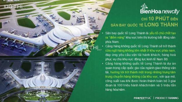 Bán đất tại Biên Hòa New City, sổ đỏ đất ở đô thị 100%, diện tích 100m2 giá 11 triệu/m2, ký mới 35% 13069154