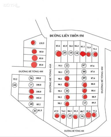 Bán đất tại Xã Diên Toàn, Diên Khánh, Khánh Hòa, diện tích 83.9m2, giá 629 triệu 13074667