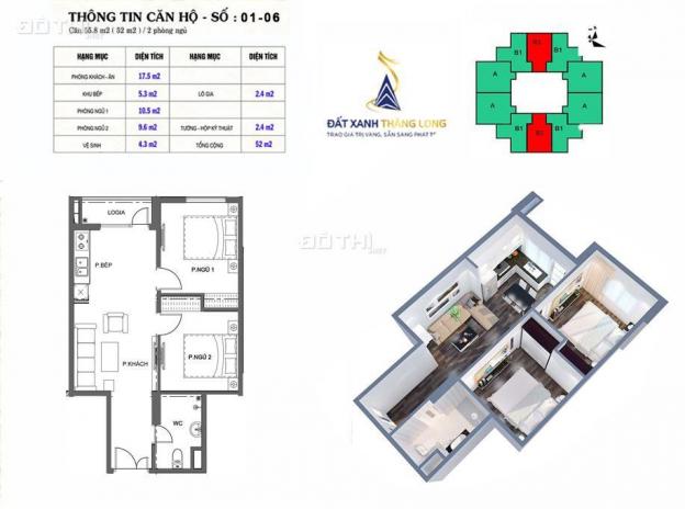 Chỉ 350tr sở hữu ngay căn hộ từ 45- 69m2 tại dự án Mipec City View - Kiến Hưng, Hà Đông. 0971968882 13078895