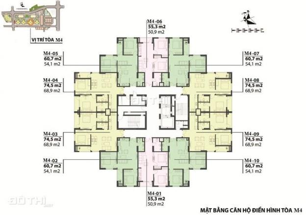 Bán căn hộ chung cư tại dự án Mipec City View, Kiến Hưng, diện tích 50m2, giá 16.5 triệu/m2 13081807