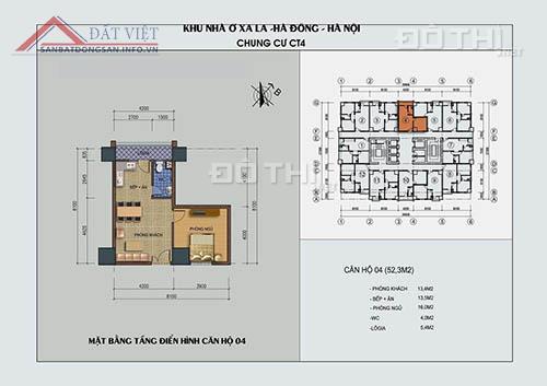 Chính chủ cần bán căn hộ 54m2 tại CT4B, Xa La, Hà Đông, Hà Nội 13092331