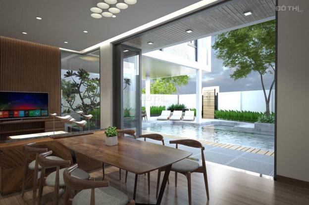 Cần bán biệt thự khu Nam Việt Á, diện tích 280m2, đường 7m5, nhà 4 phòng ngủ, có hồ bơi tiêu chuẩn 13094178