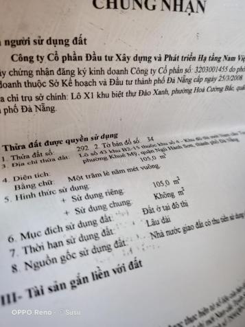 Cần bán nhà đất đường Lê Văn Thủ, đối diện công viên khu Nam Việt Á, giá đầu tư 13105539