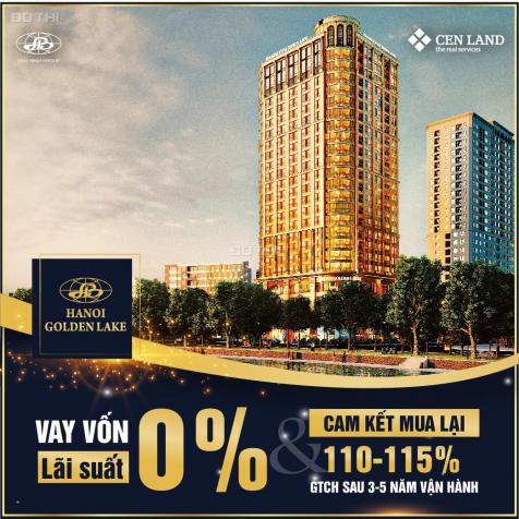 Bán căn hộ apartment Hà Nội Golden Lake, sổ đỏ lâu dài. View trực diện hồ, cam kết 10%/ năm 13109350