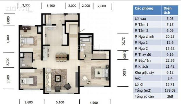 Bán căn hộ cao cấp 139,2m2 tòa CT1 Hyundai Hillstate Hà Đông, 0977189998 13109934