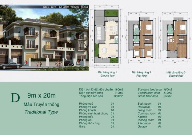 Bán biệt khu K Ciputra - GardenVille Tây Hồ, suất ngoại giao giá rẻ nhất 12133031