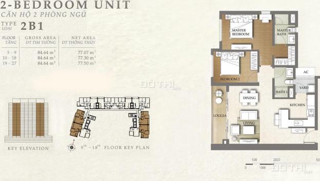 Cần bán căn hộ tại The Nassim 2 phòng ngủ, 84m2 tầng thấp view trực diện sông cực đẹp 13121310
