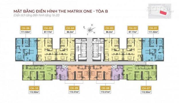 Nhận đặt chỗ căn tầng đẹp nhất siêu dự án The Matrix One Mỹ Đình, CK 9% GTCH, LS 0% 13125753