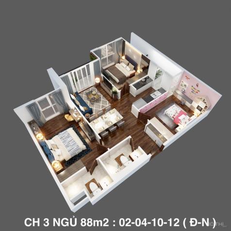 Bán CH The Terra An Hưng, căn góc 88.31m2, 3pn 2WC, view công viên Thiên Văn Học 13130728