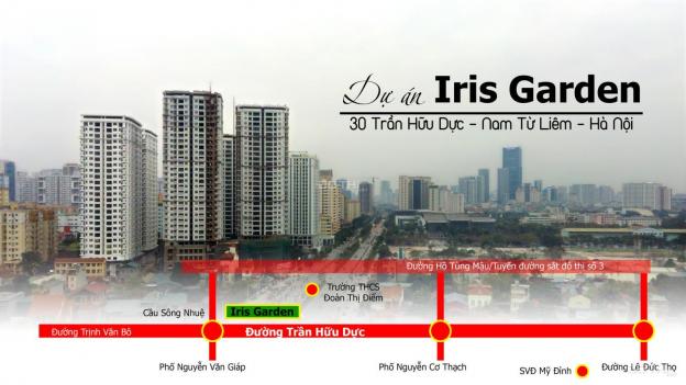 Chính chủ cần bán gấp căn hộ 61m2 - 2PN - 2VS tại CT1A dự án Iris Garden số 30 Trần Hữu Dực 13130917