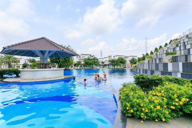 Nhà phố Melosa Garden 5x20m - trục chính view hồ điều tiết - sổ hồng - an ninh 24/7 có bảo vệ 13134685