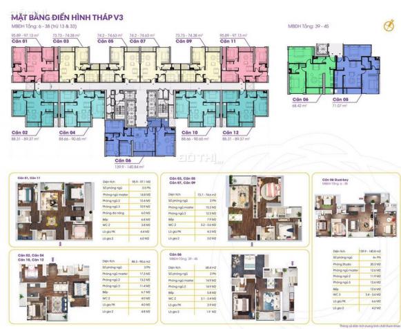 Bán CH CC An Hưng căn góc 88.31m2 3pn 2WC, view Công viên thiên văn học, giá gốc CĐT 13135481