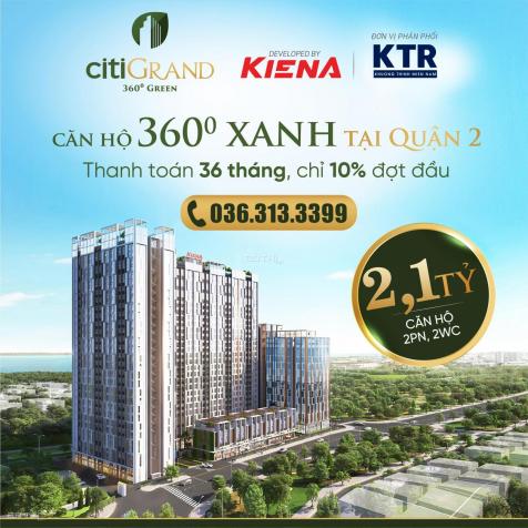 Căn hộ Q. 2 2PN chỉ 2.1 tỷ - ACB hỗ trợ vay 70% 13137588