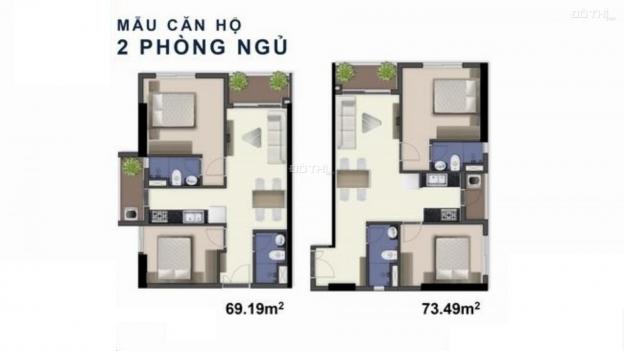 Bán căn hộ Q7 Saigon Riverside 70m2 - 2PN, tầng 11, NT cơ bản - Giá 2,78 tỷ. LH: 0901 777 667 13137787
