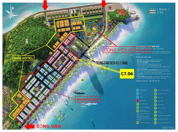 Bán 2 căn mặt biển vip nhất dự án Flamingo Crown Bay Hải Tiến Thanh Hóa - C7.07 và B1.20 giá CK 5% 13158301