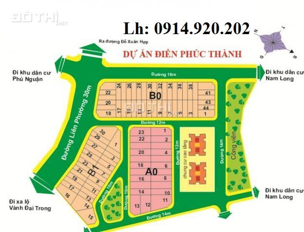 Bán lô đất nền dự án Điền Phúc Thành, mặt tiền đường Liên Phường, phường Phước Long B, Quận 9 12684964