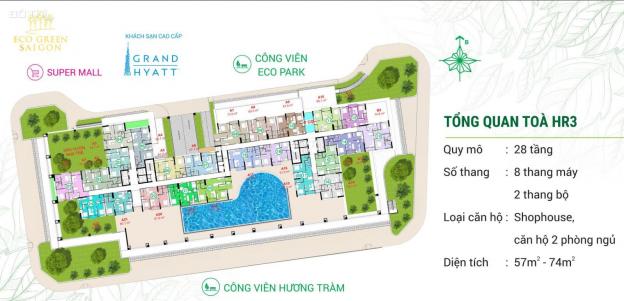 Eco Green , Q7 Căn đẹp nhất dự án HR3.09.01 Giá gốc HĐMB đã CK 6% ngày mở bán 13163490