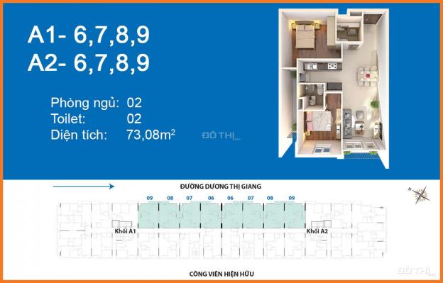 Cần bán căn hộ DT 73 m2 tầng 8 giá thấp LH ngay để được tư vấn 13141848
