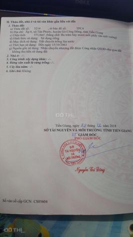 Bán 2 lô đất đẹp huyện Gò Công Đông, Tiền Giang, SĐCC, giá tốt 13181041