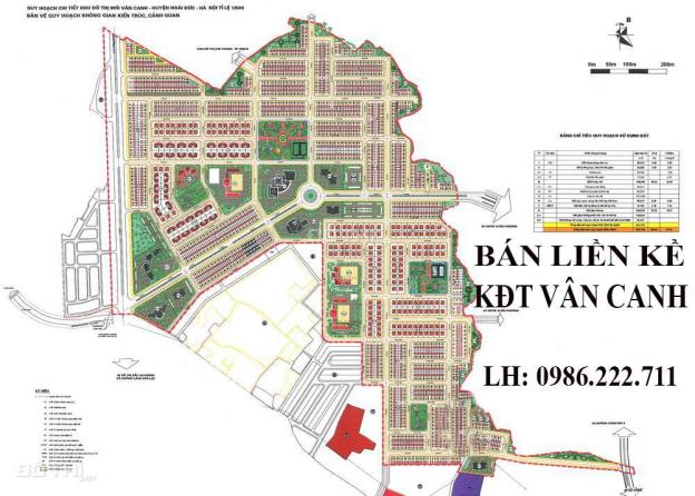 Chính chủ bán gấp nhà liền kề LK 30 KĐT Vân Canh Hud, Hoài Đức. DT 110m2, SĐCC, giá: 51 triệu/m2 13181292