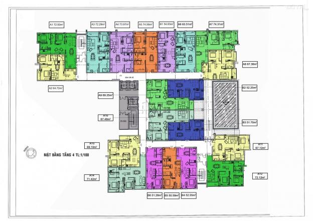 Căn hộ Nguyên Hồng, MT Phạm Văn Đồng, cách sân bay 5p, 2PN/55m2/2.1 tỷ. LH 0903 94 02 94 13185266