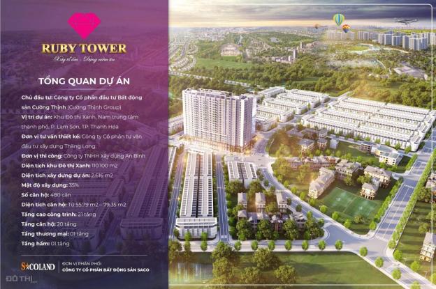 Bán căn hộ chung cư tại dự án Ruby Tower Thanh Hóa, Thanh Hóa, Thanh Hóa, diện tích 65m2 13191542