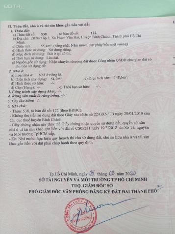 Bán nhà xã Phạm Văn Hai giáp Bình Tân, giá 4,8 tỷ chính chủ 13196862