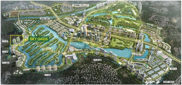 Sky Oasis - duy nhất 1 CH 2PN tầng 11 view sông Hồng, TP HN với chỉ hơn 2 tỷ, tặng 1 cây vàng 13199699