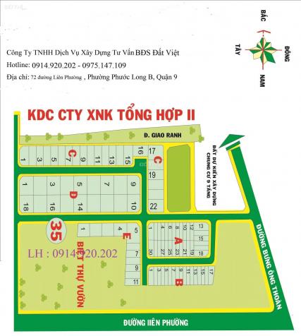 Cần bán các lô đất KDC Xuất Nhập Khẩu Tổng Hợp II, Phú Hữu, Quận 9, đối diện Park Riverside 13071341