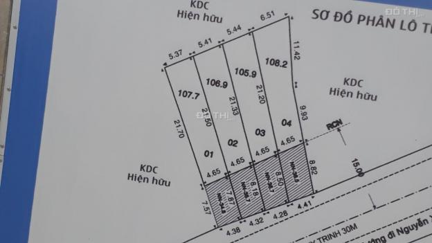 Bán 4 mảnh đất liền thuộc thuộc dự án MTĐ 30m Nguyễn Duy Trinh ở địa chỉ Phường Trường Thạnh 13204036