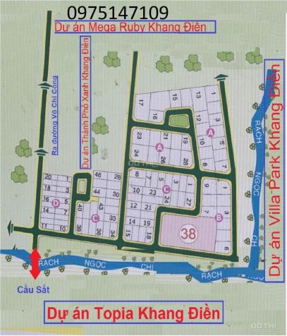 Quận 9, dự án Dòng Sông Xanh, đường Bưng Ông Thoàn, 140m2, sổ đỏ cá nhân, đường 12m 13208789