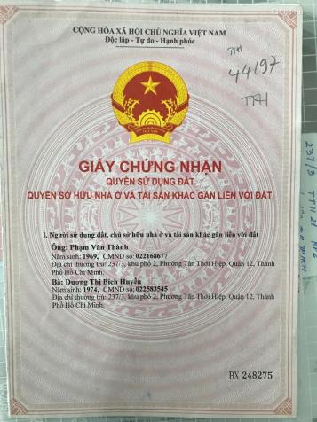 Nhà bán SHR, Quận 12. P Tân Thới Hiệp, Quận 12, TP HCM 13210216