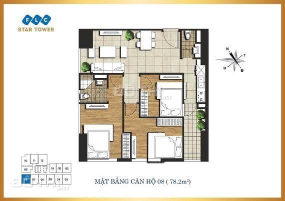 Covid, bán gấp căn hộ Quang Trung, Hà Đông, căn góc 3 ngủ, 80m2, giá 1.6 tỷ 13220654