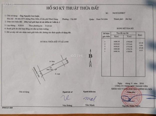 Cho thuê nhà xưởng tại mặt phố Phúc Diễn, Nam Từ Liêm. LH 0935000999 13224384