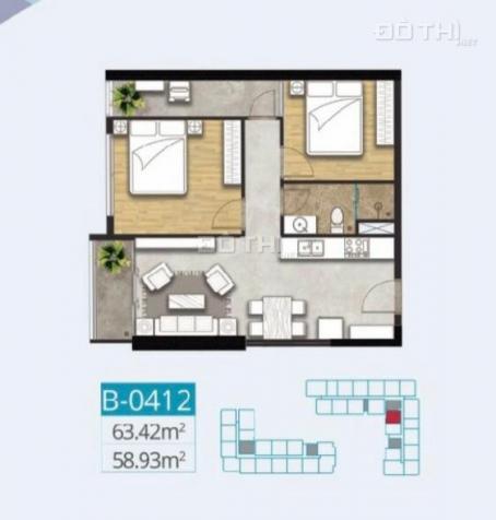 Cần bán căn hộ C - SkyView Chánh Nghĩa 64m2, 2PN, 2 ban công, giá 1.95 tỷ (Chính chủ) 13225453