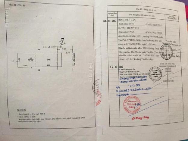 Nhà chính chủ đẹp HXH Thoại Ngọc Hầu, DT 5x15m giá 6.15 tỷ Q. Tân Phú 13239743