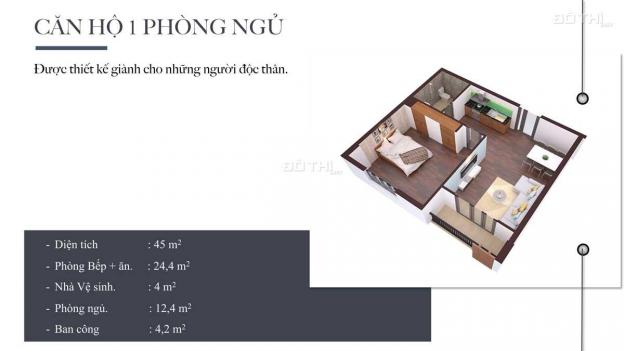 Căn hộ xã hội 890tr Bộ Công An Phan Văn Hớn Quận 12, 45m2, 1PN, tặng NT, LH: 076.999.3886 13246809